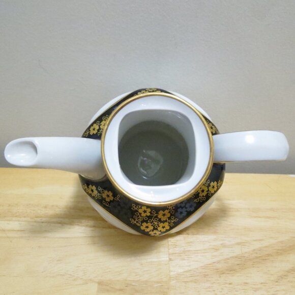 Echt Weimar Kobalt Coffee Tea Espresso Demitasse 7 pc Set GDR 1949-1980 - Picture 6 of 16